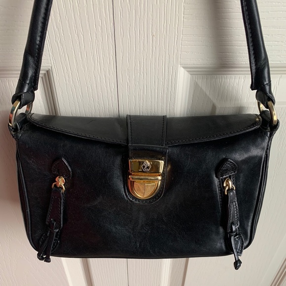 Valentina Black Leather Handbag - Picture 2 of 16